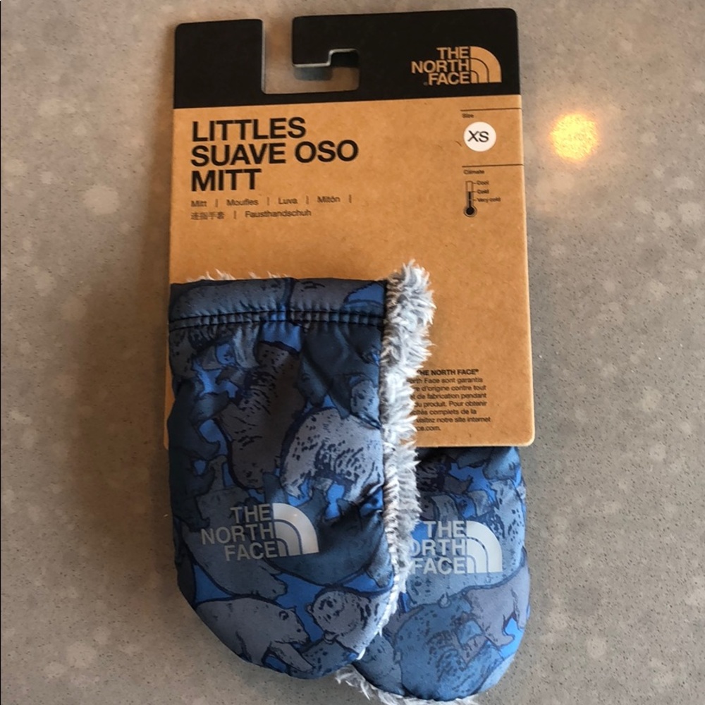 North Face Suave Oso Mitt fleece for toddler
